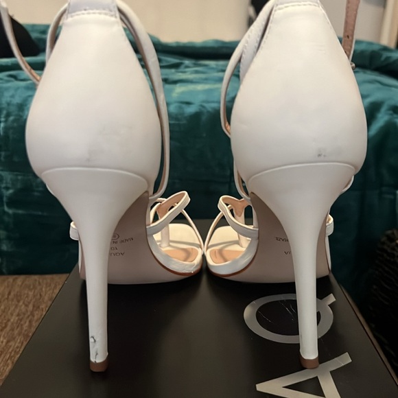 Aqua White Sandals size 10 - Picture 3 of 5